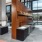 Resident lounge at Broadstone Craft apartments for rent in Charlotte, NC, featuring counter seating and couches.
